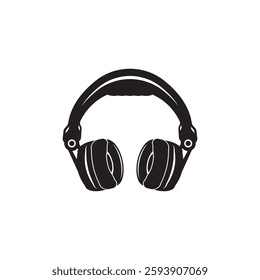 earphone logo vector icon design. headphone icon design, headset icon illustration design.