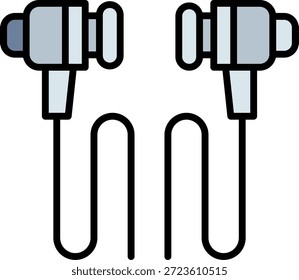 Ohrhörer Neu Kreativ Symbol Design Vektor