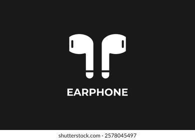 Earphone Vector, Icon Or Logo Sign Isolated Symbol Illustration