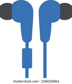 Ohrhörer-Vektorgrafik auf transparentem Hintergrund. Hochwertige Symbole. Glyphen Vektorsymbole für Konzept und Grafikdesign.