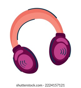 icono de tecnología de dispositivo de audio para auriculares con micrófono