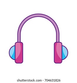 earphones device isolated icon