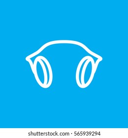 earphones icon illustration isolated vector sign symbol