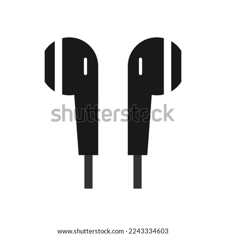 earphones icon vector illustration sound volume