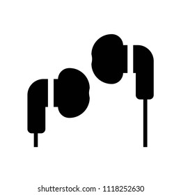Earphones icon vector icon. Simple element illustration. Earphones symbol design. Can be used for web and mobile.