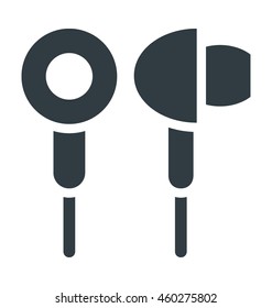 Earphones Vector Icon