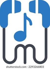 earphones Vector illustration on a transparent background. Premium quality symmbols. Glyphs vector icons for concept and graphic design.