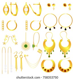 earring clasps types golden