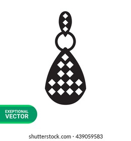 Earring with gemstones
