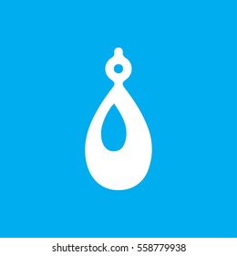 earring icon illustration isolated vector