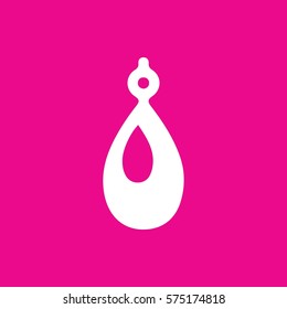 earring icon illustration isolated vector