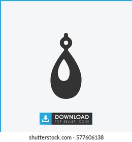 earring icon illustration isolated vector
