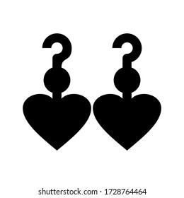 earring icon or logo isolated sign symbol vector illustration - high quality black style vector icons
