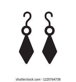 Earring icon. Trendy Earring logo concept on white background from Luxury collection. Suitable for use on web apps, mobile apps and print media.