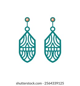 Earring laser cut design set