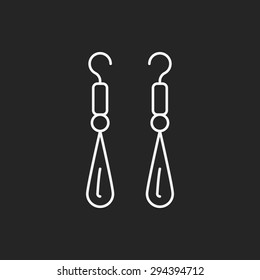 earring line icon