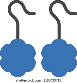 ilustración del vector pendiente sobre un fondo transparente. Símbolos de calidad superior. Iconos vectoriales de glifos para diseño de conceptos y gráficos. 
