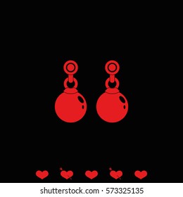 Earrings icon.