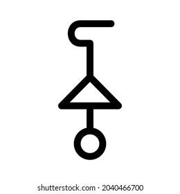 earrings icon or logo isolated sign symbol vector illustration - high quality black style vector icons

