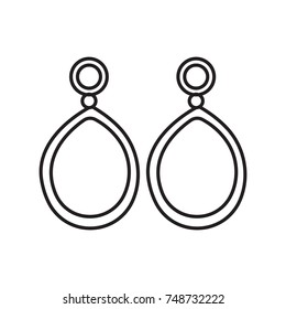 earrings icon outline
