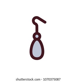 earrings icon vector