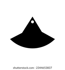 Earrings icon vector set. Teardrop earrings illustration sign collection. Bijouterie symbol or logo.