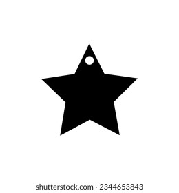 Juego de vectores de icono de anclajes. Colección de signos de la ilustración de los pendientes de lágrima. Símbolo o logotipo de Bijouterie.