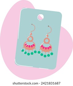 Earrings, also known as ear ornaments, are decorative jewelry pieces worn on the ears, enhancing personal style and adding a touch of elegance or flair to one's look