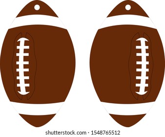 Earrings template cuting laser cad vector illustration