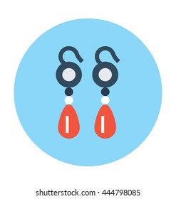 Earrings Vector Icon