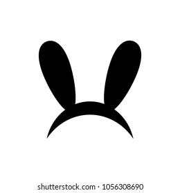 Bunny Ear Logo Icon Designs Vector Stock Vector (Royalty Free) 1228295200