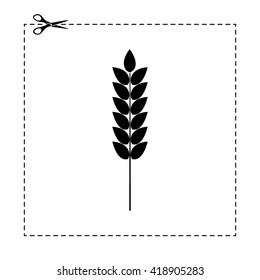 ears of wheat vector icon