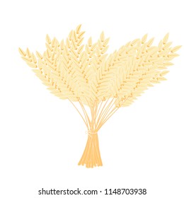 Ears of wheat. Vector illustration.