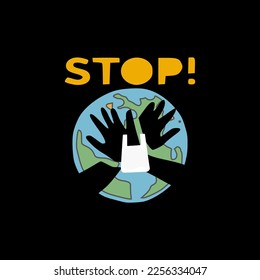 eart day theme  blue and green earth images can be applied to t-shirts, bags, and other printing as well as for graphic design.vector