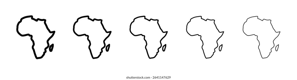 Earth africa icon concept. graphic design, logo, Web, UI.