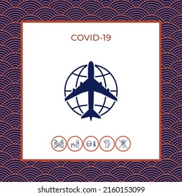 Logo de Tierra y Avión. Elemento para su diseño