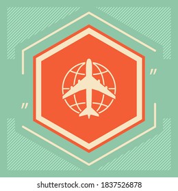 Logo de Tierra y Avión. Elementos gráficos para su diseño