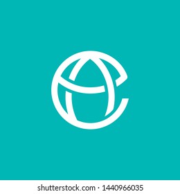 Earth alliance vector logo. E,A vector logo. Globe icon
