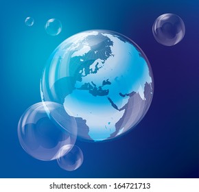 earth in a bubble