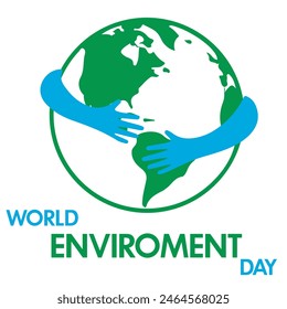 Earth Care concept , Earth Day, World Environment Day concept. Sustainable ecology and environment conservation concept design. Vector illustration.