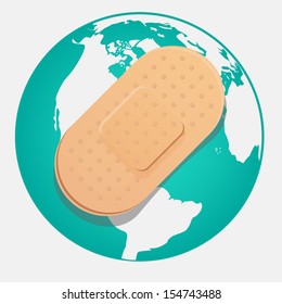 Earth care icon