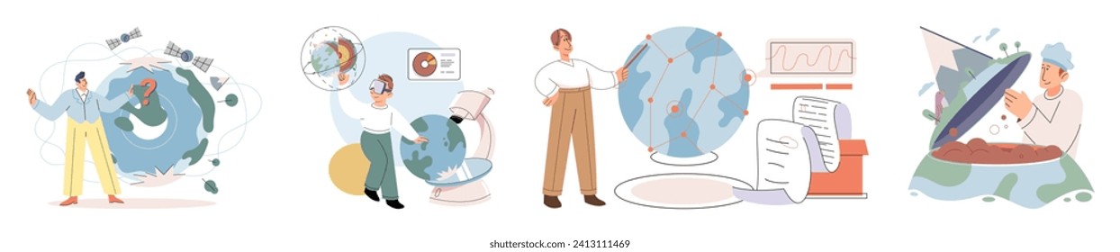 Earth care. Vector illustration. Environmental conservation is investment in future our Earth Earth care emphasizes importance protecting our planets ecosystems The global community must unite