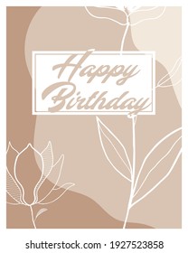 earth colored modern boho design