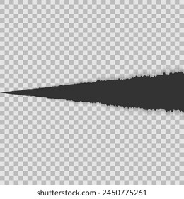 Earth crack isolated on backgroun. Random crack on different surfaces. Vector illustration.