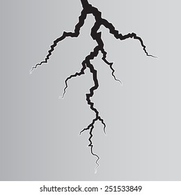 Earth Crack vector, rip through
