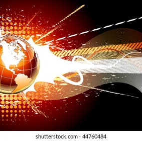 earth- danger illustration