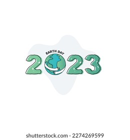 Earth day 2023 Illustration..Celebrate Earth Day with this Illustration of the Beautiful Planet we Call Home.