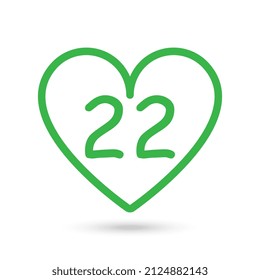 Earth Day. 22 April. Earth Day date in the calendar