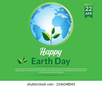 Earth Day 22 Save The Planet Earth- Green Earth 