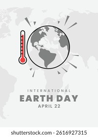 earth day celebration awareness design vector illustration